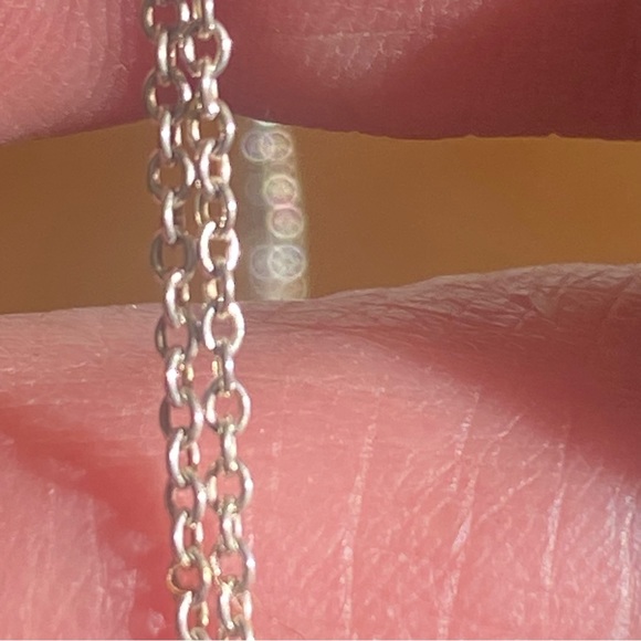 Tiffany and Co Elsa Peretti floating heart silver necklace - Picture 6 of 10